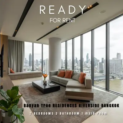 Banyan Tree Residence Riverside Bangkok 2 bedroom property for rent