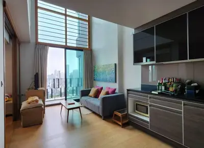 Keyne By Sansiri 2 bedroom duplex condo for rent