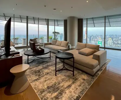 Magnolias Ratchadamri Boulevard 3 bedroom penthouse for rent