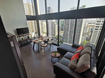 The Lofts Silom 2 bedroom duplex condo for rent