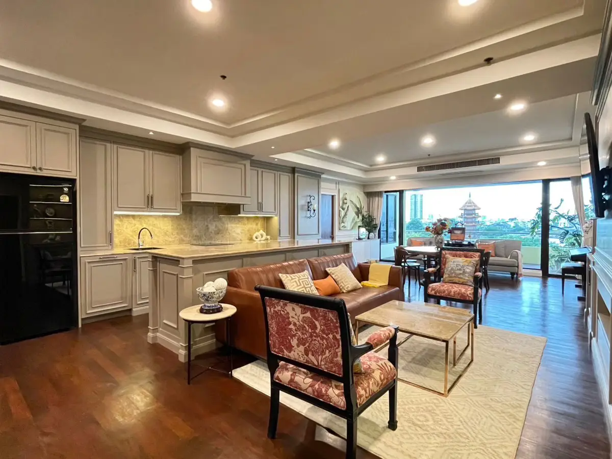 Baan Chao Phraya 3 bedroom condo for rent