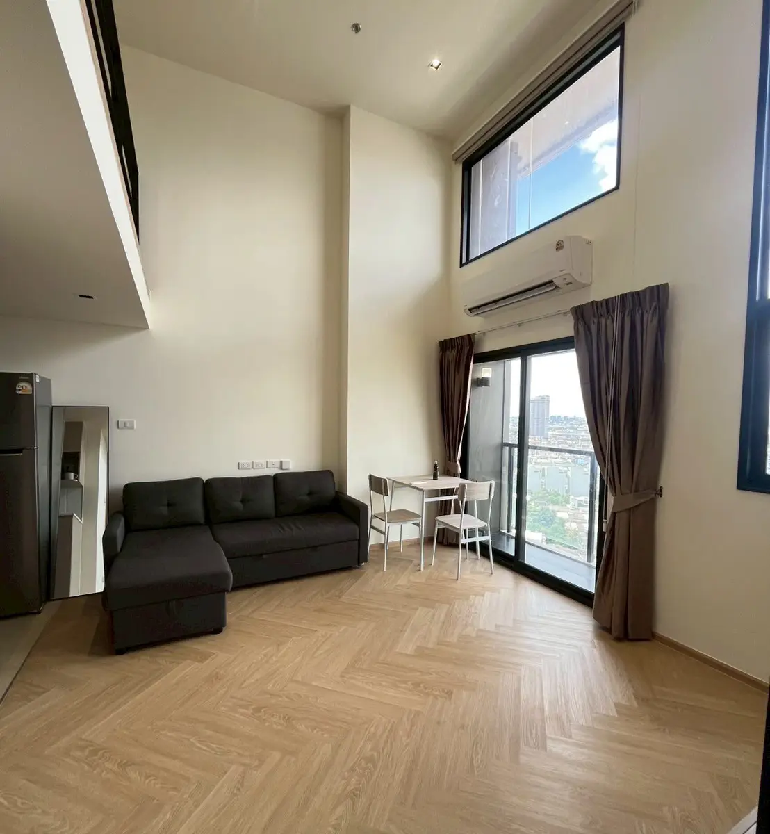 Na Reva Charoennakhon 1 bedroom duplex condo for rent