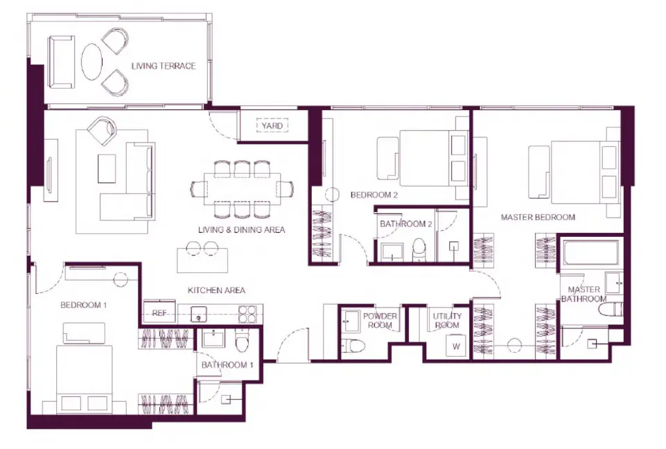 Condo in Thung Maha Mek