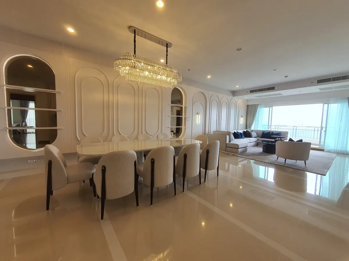 Supalai Prima Riva 4 bedroom penthouse for rent