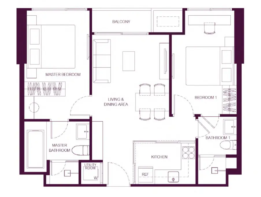 Condo in Thung Maha Mek