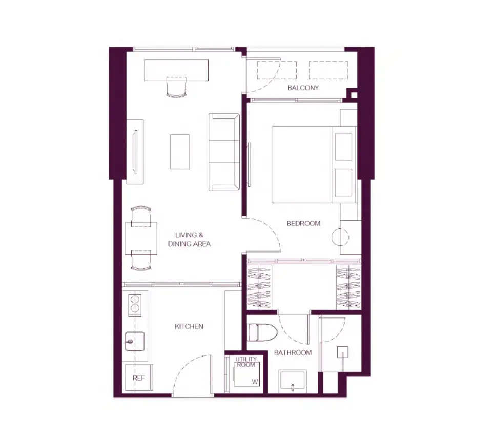 Condo in Thung Maha Mek