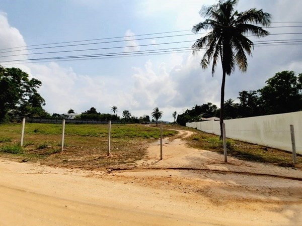 Divided land ready for housing project