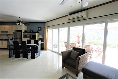 3 Bedroom Condo with Large Terrace and Partial Sea View.
