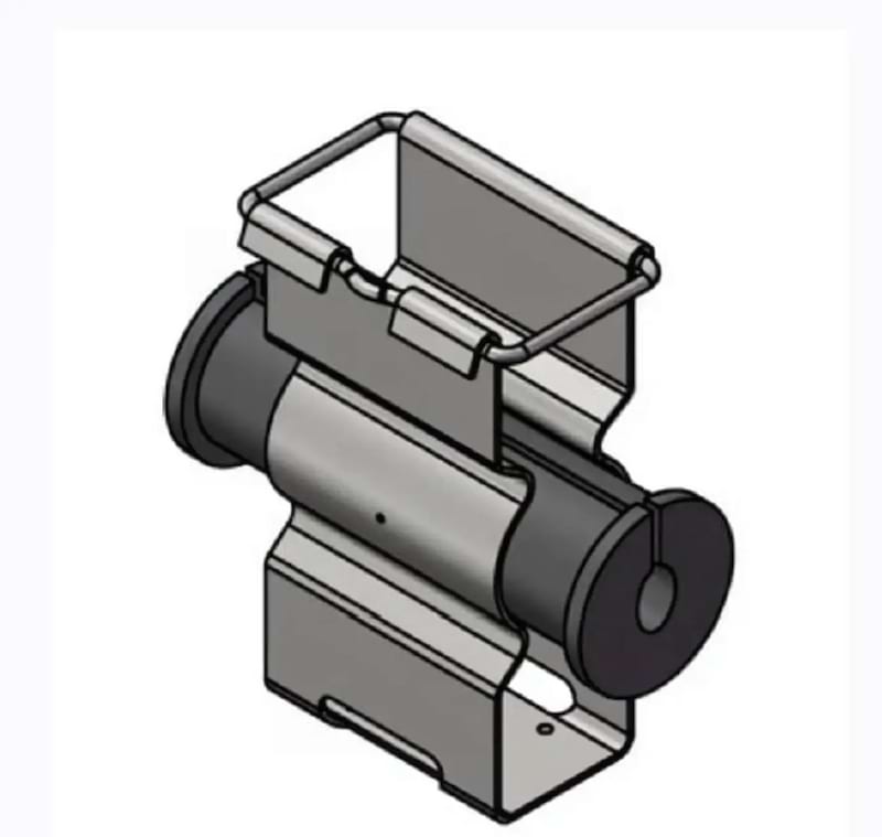 CONNEK SECURECLAMP Radiating Clip for LLX 12  With 12 to-5-8mm EPDM Insert