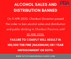 Pattaya Alcohol Ban