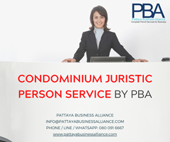 Condominium Juristic Person Services In Pattaya By PBA