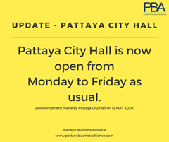 Pattaya City Hall Opening Times