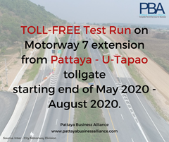 Pattaya to U-Tapao Motorway 7 Extension