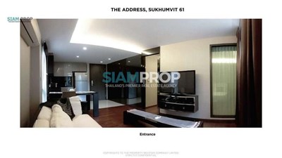 For rent The Address Sukhumvit 61