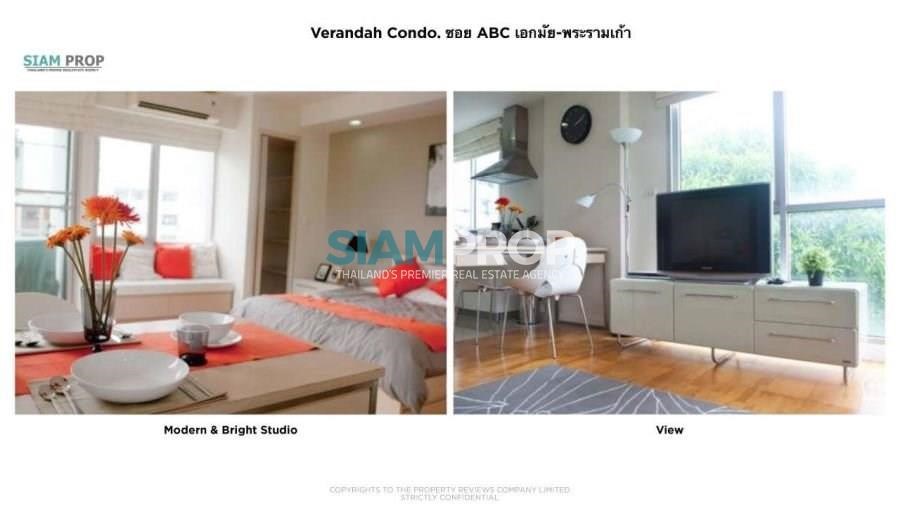 For sale Veranda Residence Condominium Soi ABC Ekkamai-Rama 9