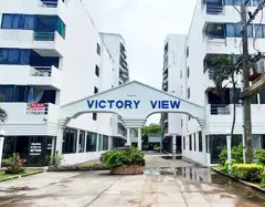 Beachfront Studio condo floor 8, with sea view at Victory View Condo.