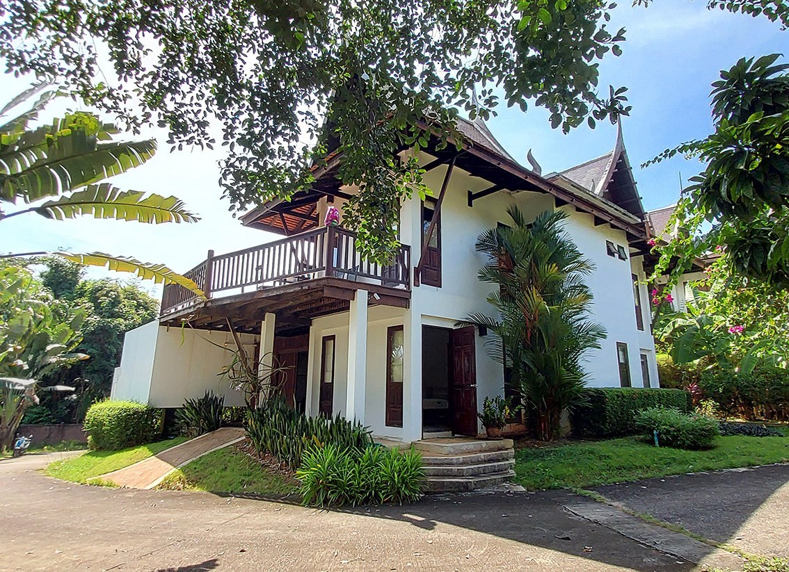 Modern house with traditional Thai design in Cape Mae Phim.