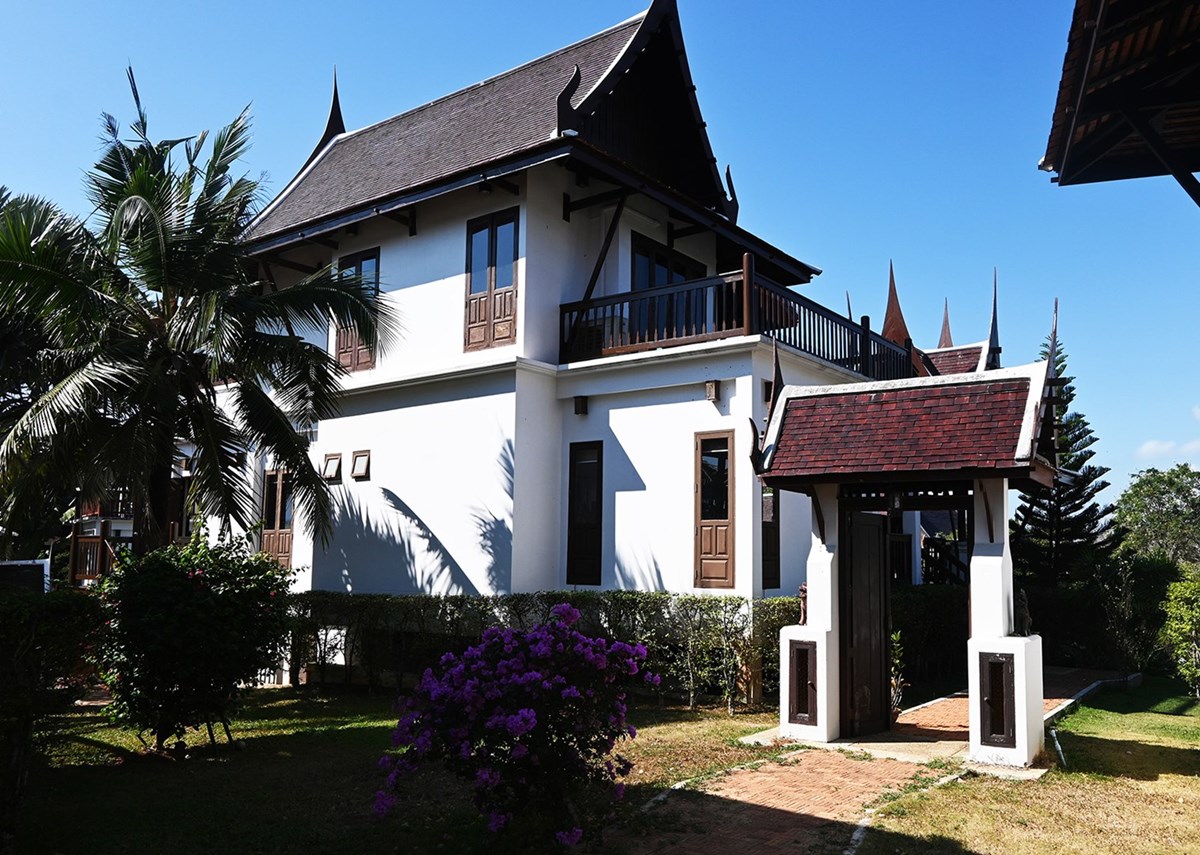 Luxurious modern villa in traditional Thai design in Cape Mae Phim.