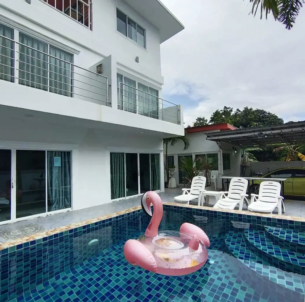 Resort pool villa and two bungalows in Nai Rai, Rayong
