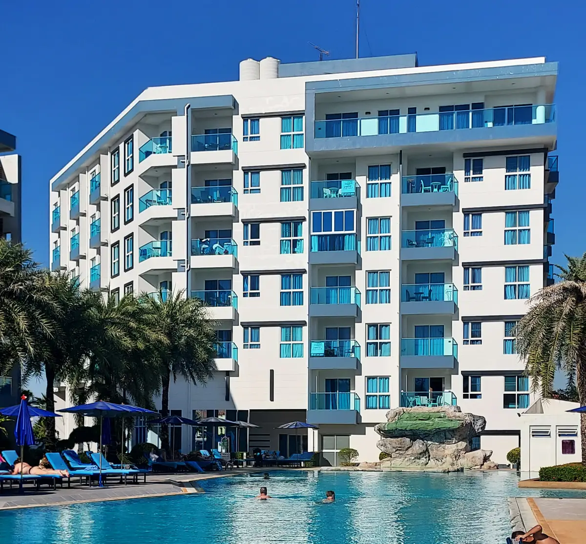 Condo with 2 bedrooms in Grand Blue in Mae Phim, Rayong