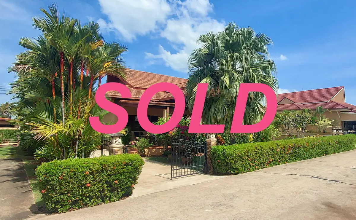 Villa in undisturbed location in Seabreeze Residence, Mae Phim, Rayong