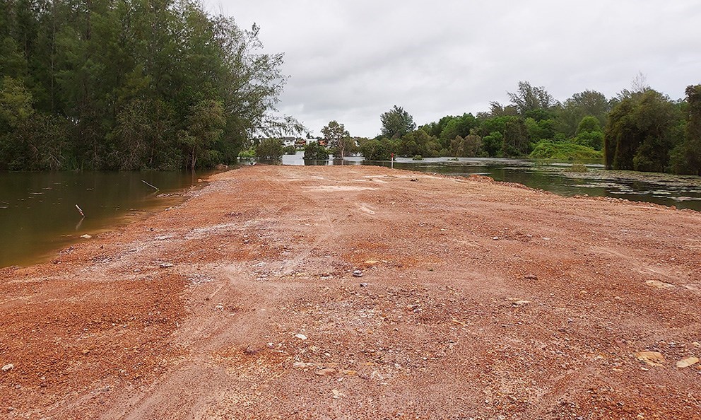 Attractive land by road 3145 in Mae Phim, Rayong.