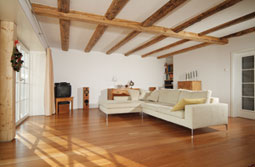 Wooden floors radiate