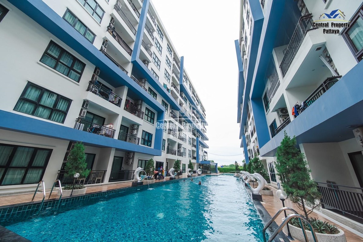 Spacious, 1 bedroom, 1 bathroom for sale in The Blue Residence, East Pattaya.