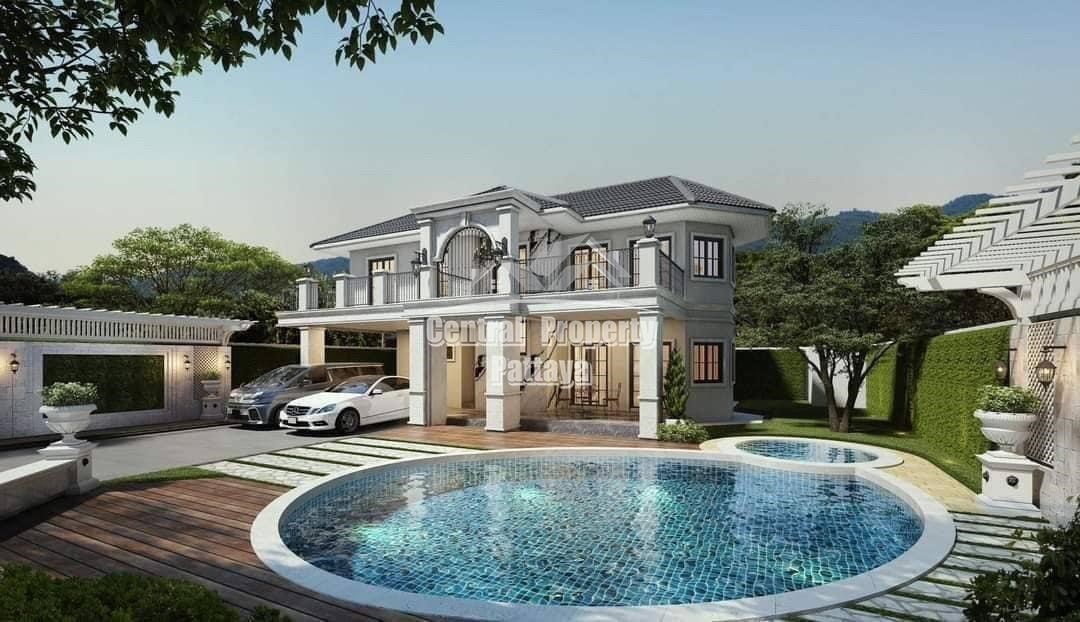 Recently completed, 4 bedroom, 4 bathroom, private pool villa for sale in East Pattaya.