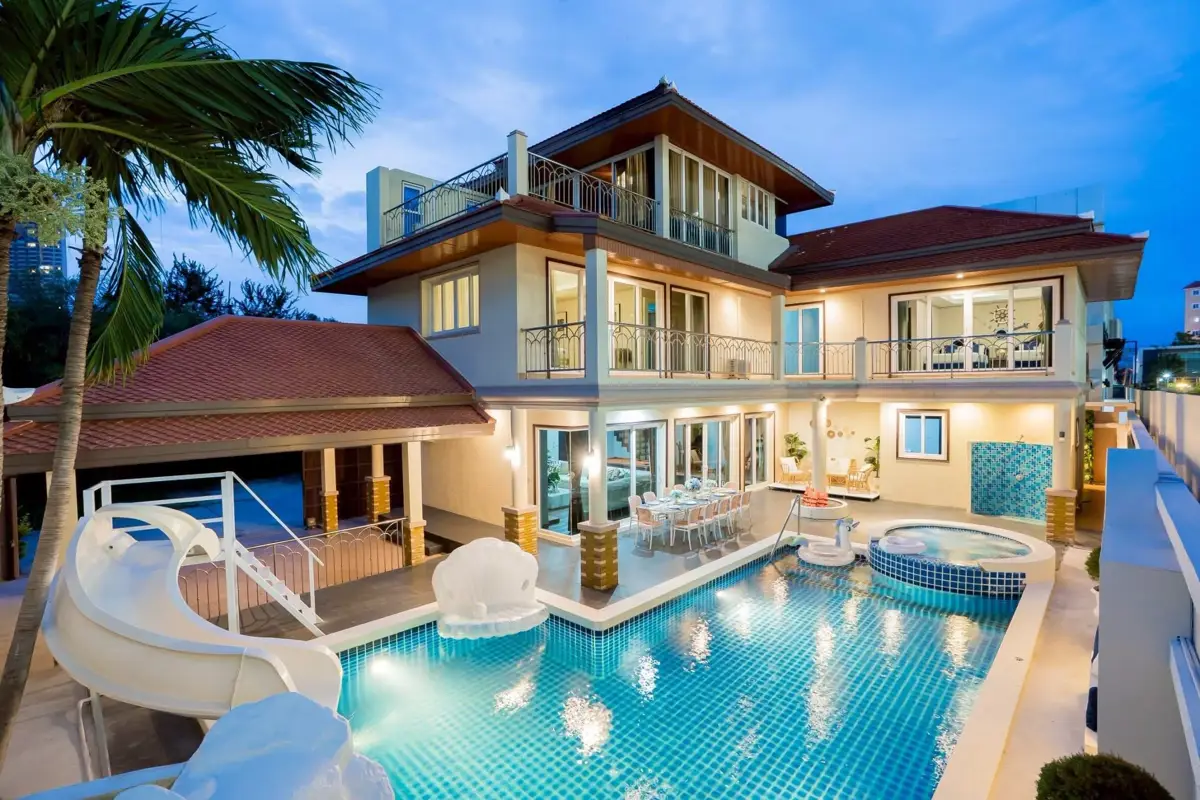 Pool Villa in a Beachfront Village