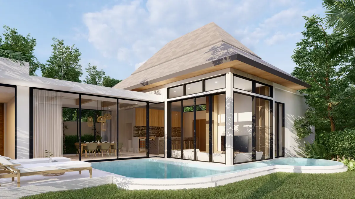 Single-Storey Pool Villa With Large Rooftop Terrace At Thalang