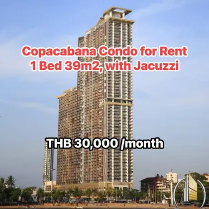 54th Floor Luxury Beachfront Condo for Rent in Jomtien, Pattaya 