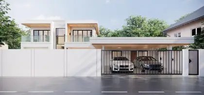 Pool Villa 5 bedroom for Rent 300m from Jomtien Beach, Pattaya