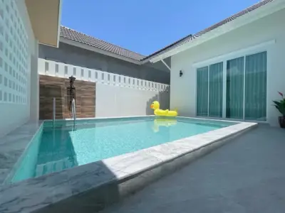 Good pool villa for sale near Mab Prachan