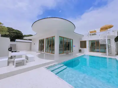 Brand new pool villa near the beach for sale!