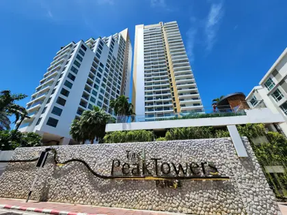 Studio Condo for Sale in The Peak Towers Pratumnak, Pattaya