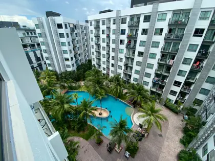2-Bedroom condo for sale with pool view at Arcadia Beach Resort