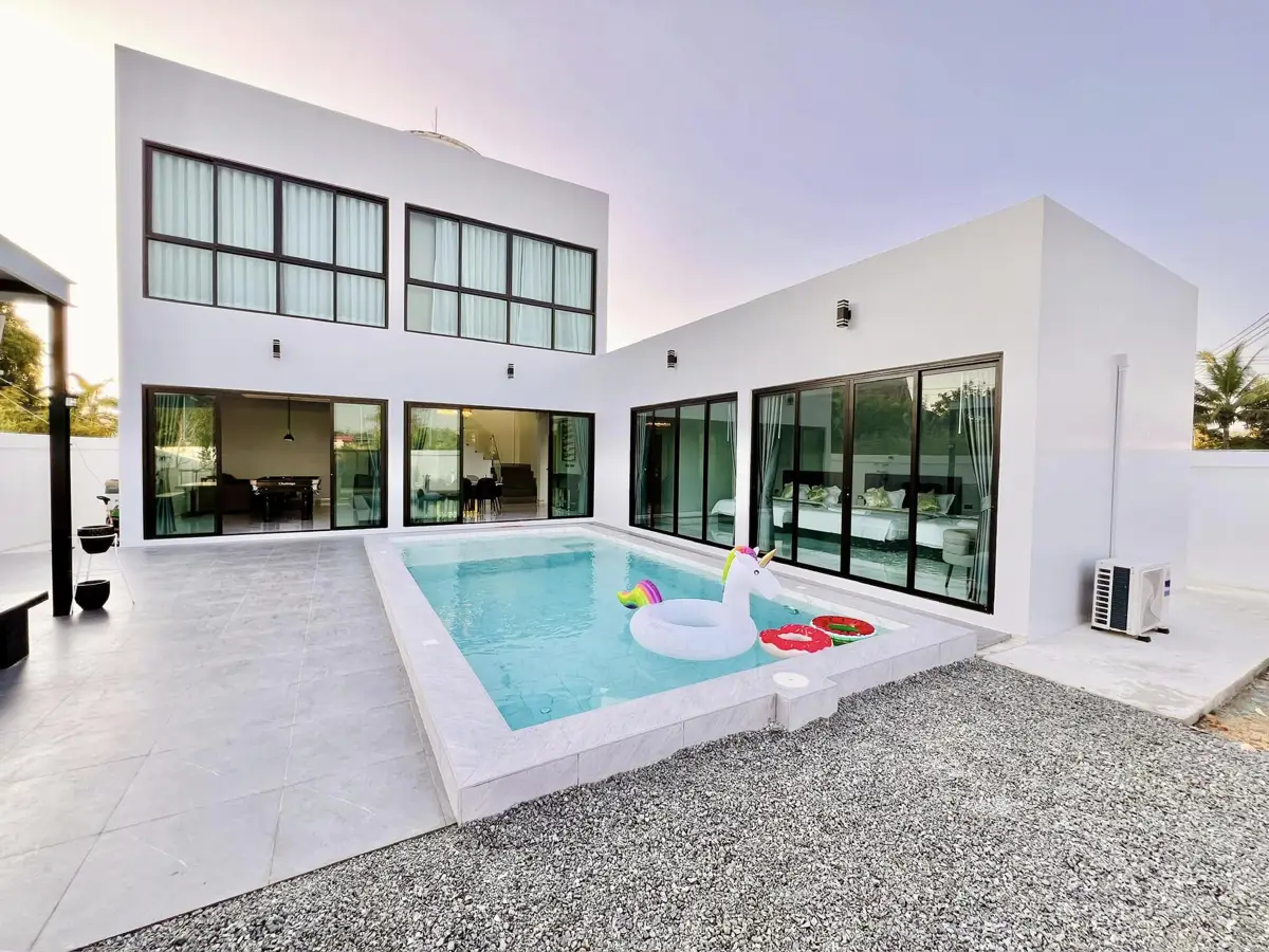 New Pool Villa Modern Style for sale - 3 bedrooms