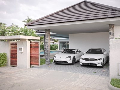 Brandneue 3-Schlafzimmer Pool Villa in Hin Lek Fai -Hua Hin Haus-