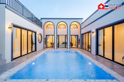 Moderne 3-Schlafzimmer-Poolvilla zum Verkauf