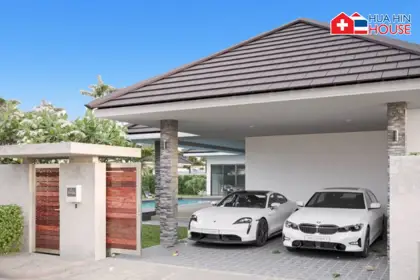 Новая трехкомнатная вилла с бассейном в Хин Лек Фай -Hua Hin House-