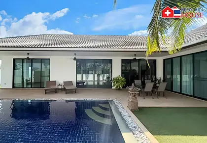 Moderne Poolvilla zum Verkauf – Soi 102, Hua Hin