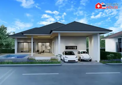 บ้านสุดหรูพร้อมสระว่ายน้ำส่วนตัว เป็นส่วนตัวสุดๆ หัวหิน