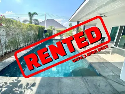 Hua Hin's Finest: Moderne 3-Schlafzimmer-Villa mit privatem Pool in Thap Tai, Hua Hin
