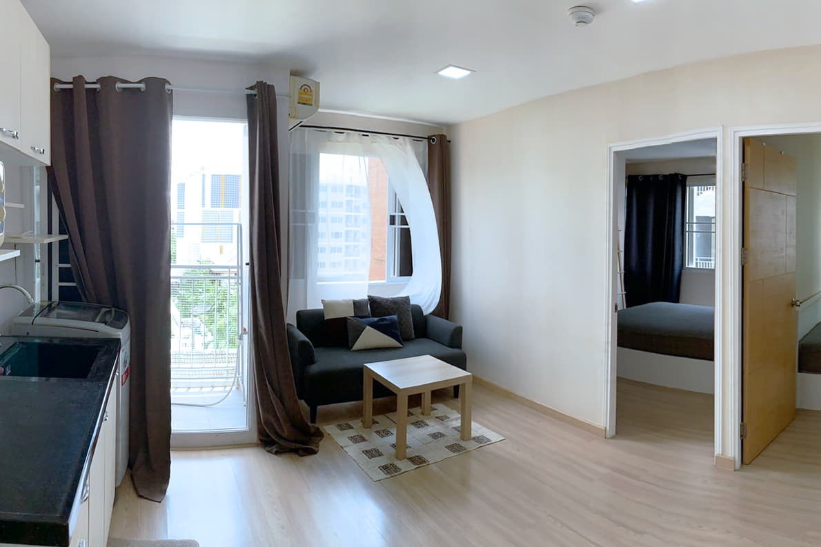 Hübsche Zwei-Schlafzimmer-Eigentumswohnung zu verkaufen in Ratchada 19, Bangkok -Hua Hin House-