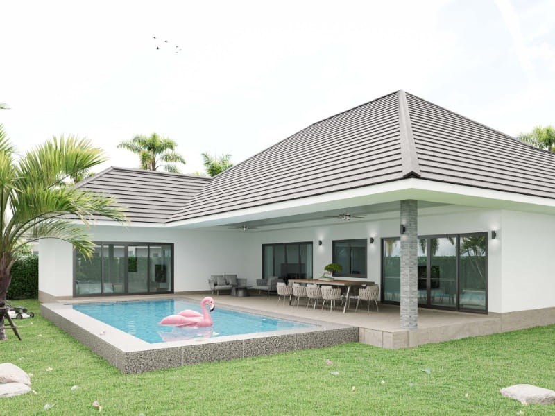 Wunderschöne Pool Villa mit 3 Schlafzimmern in Hin Lek Fai -Hua Hin Haus- 