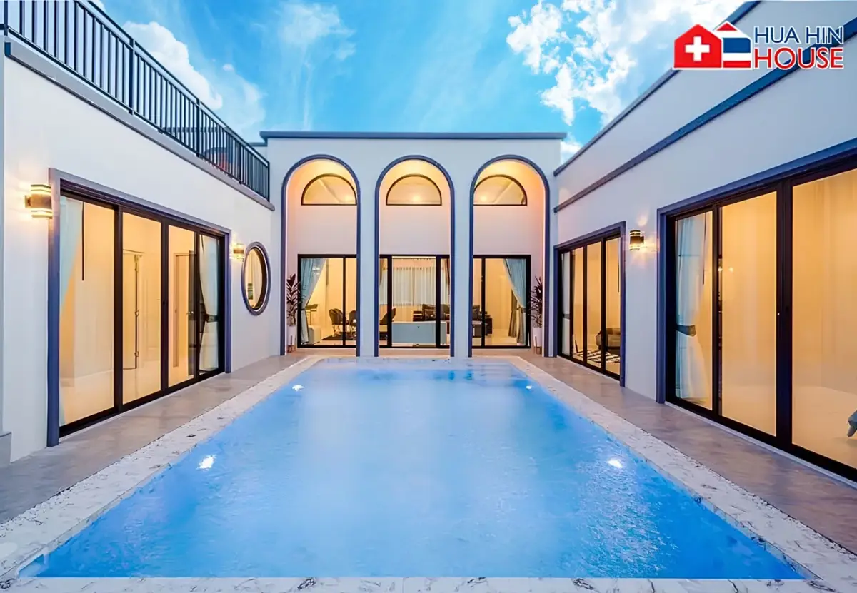 Moderne 3-Schlafzimmer-Poolvilla zum Verkauf