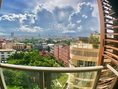 Condominium for sale UNIXX South Pattaya showing the balcony view