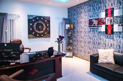 House for sale Mabprachan Pattaya showing the third bedroom or office