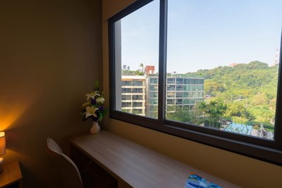 Condominium for rent UNIXX South Pattaya showing the office area and view